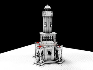 Izmir Clock Tower Modelo 3D