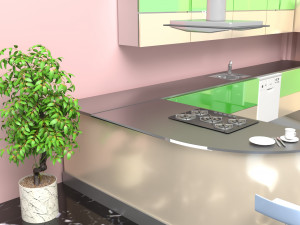 American Kitchen Model 3D