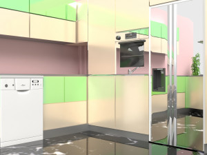 American Kitchen Model 3D