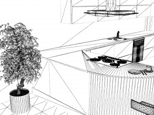 American Kitchen Model 3D