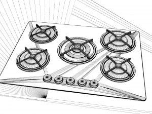 American Kitchen Model 3D