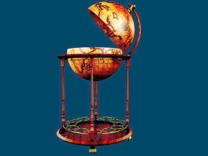 World Bar Cart 3D Model