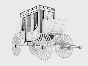 Western Wagon Modelo 3D