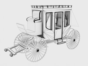 Western Wagon Modelo 3D