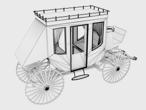 Western Wagon Modelo 3D