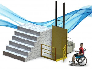 Wheelchair Elevator 3D मॉडल