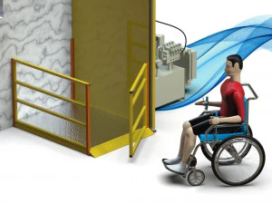 Wheelchair Elevator 3D Model