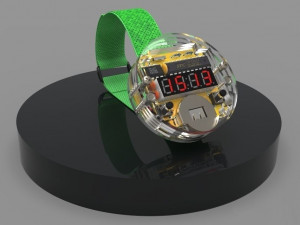 Led Wristwatch Modelo 3D