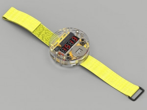 Led Wristwatch 3D Model