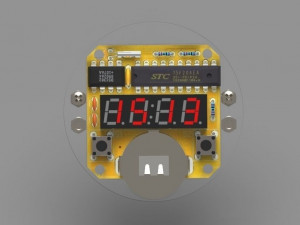 Led Wristwatch 3D Model
