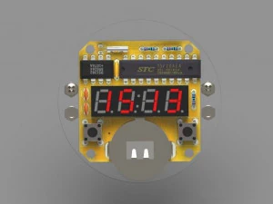 Led Wristwatch 3D Model