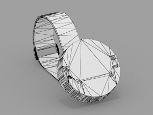 Led Wristwatch 3D Model