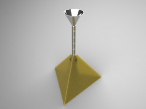 Pyramid Lamp 3D Model