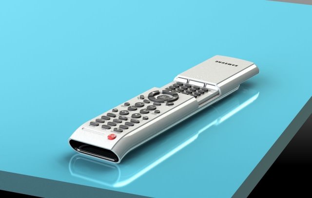 Samsung Hi-Fi Remote Control 3D Model .c4d .max .obj .3ds .fbx .stl .blend 