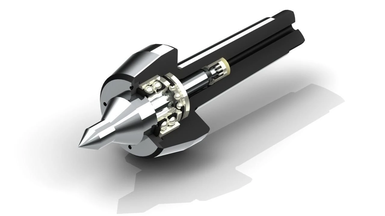 Revolving Tailstock 3D Model .c4d .max .obj .3ds .fbx .stl .blend