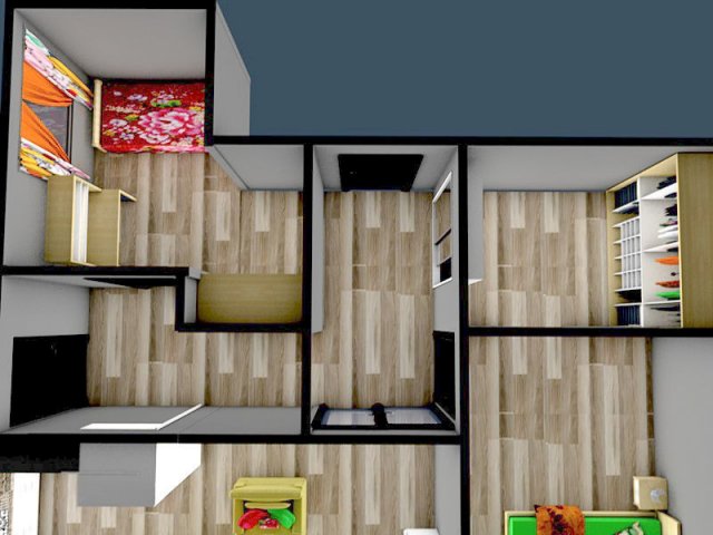 House Plan Modelo 3D .c4d .max .obj .3ds .fbx .stl .blend 