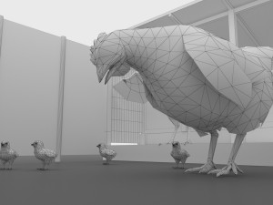 Chicken Coop 3D Model