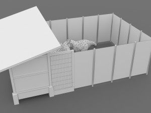 Chicken Coop 3D Model