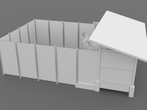 Chicken Coop 3D Model