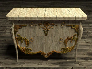 Antique Chest 3D Model