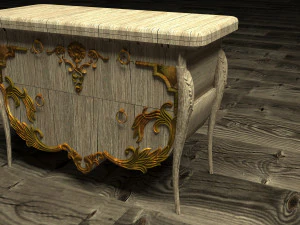 Antique Chest 3D Model