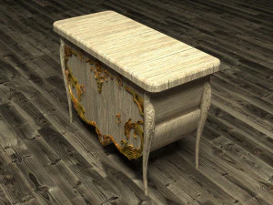Antique Chest 3D Model