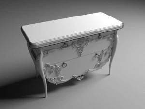 Antique Chest 3D Model