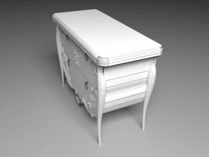 Antique Chest 3D Model