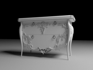 Antique Chest Modello 3D