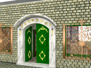 Ottoman Restaurant 4K 3D Model