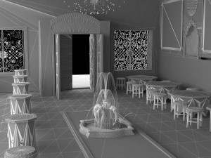 Ottoman Restaurant 4K 3D Model