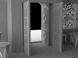 Ottoman Restaurant 4K 3D Model