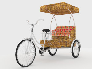 Bike Rickshaw 4 Modelo 3D