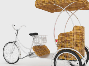 Bike Rickshaw 4 3D Model