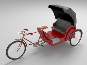 Bike Rickshaw 3 Modèle 3D