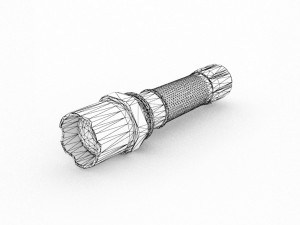 Tactical Flashlight 3D 模型