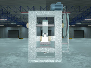 Eccentric Press - Glass Mosaic Model 3D