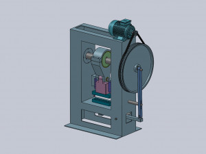 Eccentric Press - Glass Mosaic Model 3D