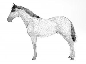 Brown Horse 3D Model