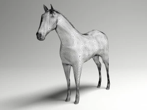Black Horse 3D Model