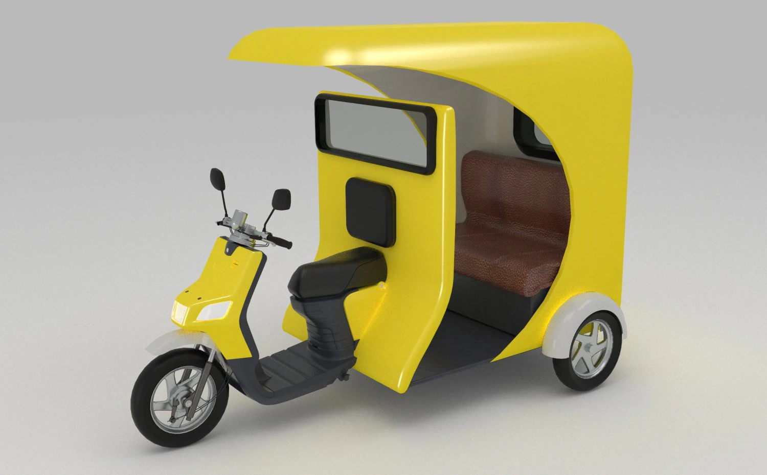 Mototaxi 2 3D Model .c4d .max .obj .3ds .fbx .stl .blend