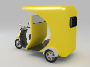 Mototaxi 2 3D Model