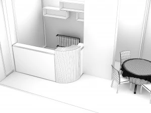 Zebra Restaurant 3D Model
