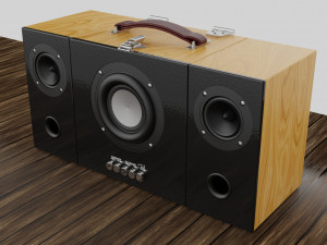 Compact Boombox 3D Model