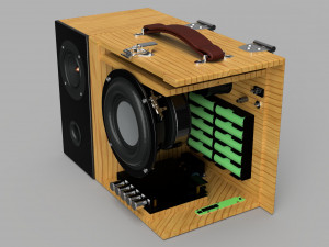 Compact Boombox 3D मॉडल