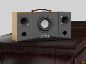 Compact Boombox 3D Model