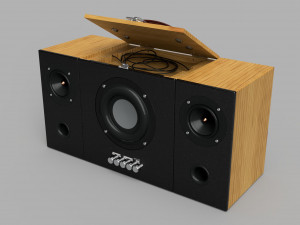 Compact Boombox 3D मॉडल
