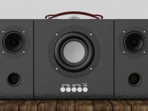 Compact Boombox 3D Model