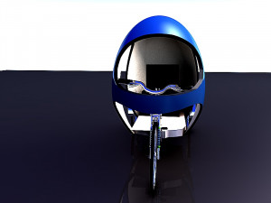 Modern Rickshaw Model 3D