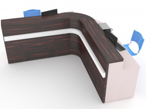 Information Desk 3D Model
